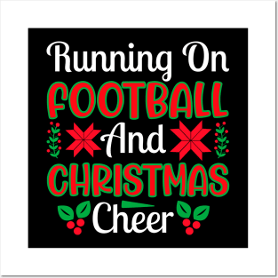 Football & Christmas Cheer Posters and Art